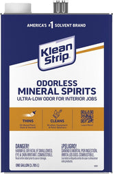 Klean Strip GKSP94006 Mineral Spirit Thinner, Liquid, Solvent, Light Yellow, 1 gal, Can